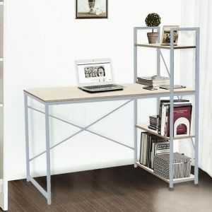 Bàn văn phòng, bàn vi tính, bàn học có kệ sách đi kèm