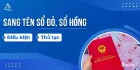 NỘP HỒ SƠ SANG TÊN NHÀ ĐẤT (SANG TÊN SỔ ĐỎ, SANG TÊN SỔ HỒNG) TẠI VĂN PHÒNG ĐĂNG KÝ ĐẤT ĐAI , HỒ SƠ GỒM
